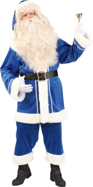 modri božiček kostum