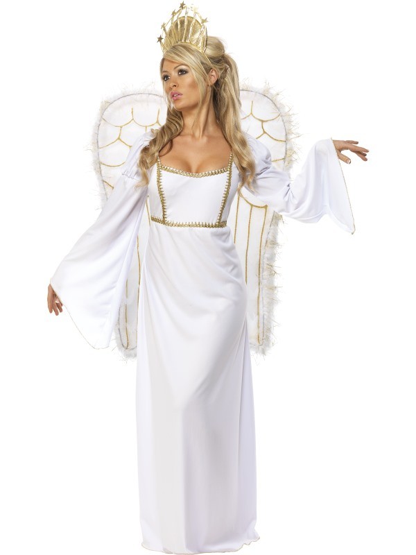 PB 31289 BOZICNI KOSTUM - Božični kostum ženski beli Angel PB-31289