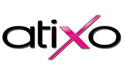 logo brand Atixo - Pustna lasulja zla dalmatinska dama črno/bela